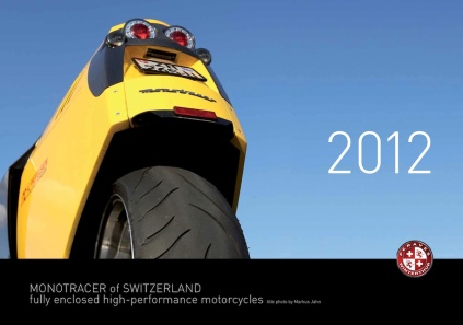 2012 MonoTracer of Switzerland Calendar - Cover