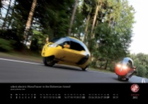 January 2012 MonoTracer of Switzerland Calendar - Roger and Stefano MonoTracering in the Bohemian forest.