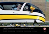 November 2012 MonoTracer of Switzerland Calendar - Matching sunglasses in the Super-Bee! (EcoMobiles built from 1986 - 2005)